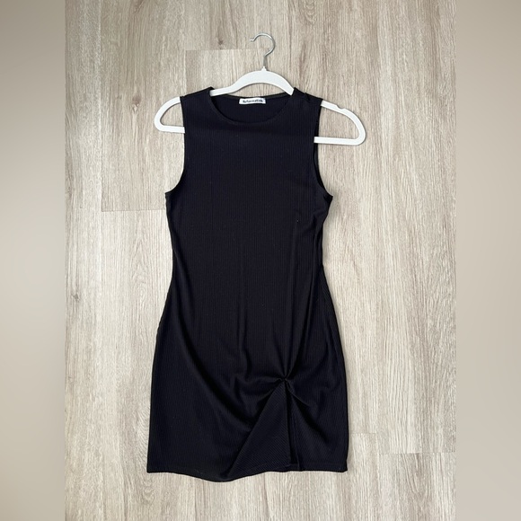 Reformation Neil Knit Black Mini Dress - Picture 6 of 6